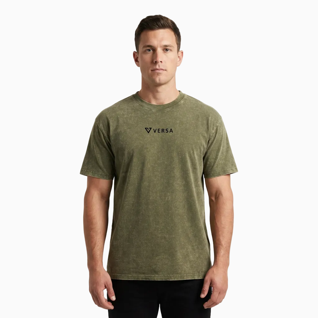 Versa Men’s Premium Drop-Shoulder Comfort Tee – Medium Loose Fit