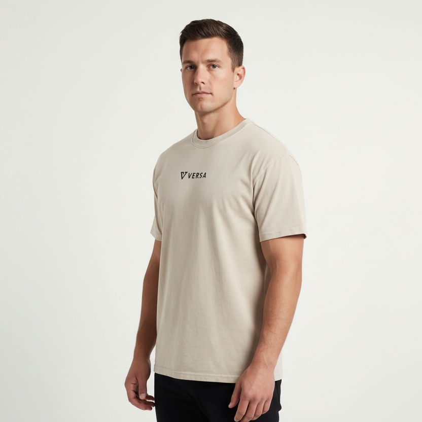 Versa Men’s Premium Drop-Shoulder Comfort Tee – Medium Loose Fit