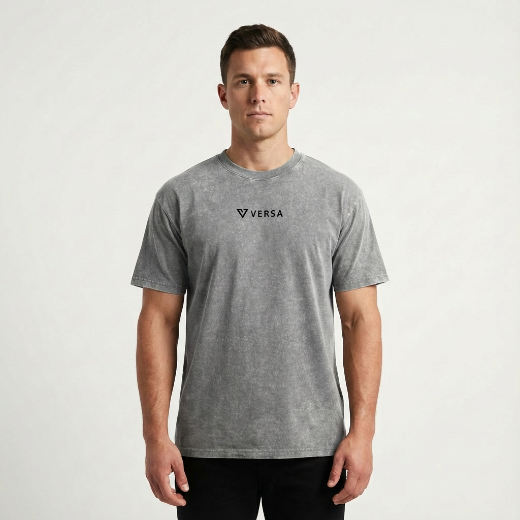 Versa Men’s Premium Drop-Shoulder Comfort Tee – Medium Loose Fit