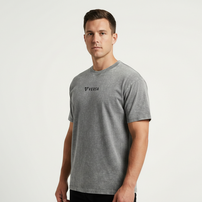 Versa Men’s Premium Drop-Shoulder Comfort Tee – Medium Loose Fit